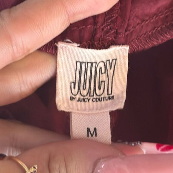 Juicy Couture Jacket Pullover Windbreaker Womens Medium Red Blue - Picture 3 of 6